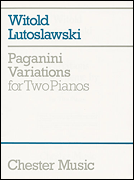 Lutoslawski Paganini Variations for Two Pianos