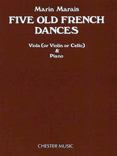Marais Five Old French Dances for Viola and Piano