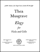 Musgrave Elegy for Viola & Cello