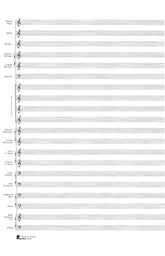 Passantino Score Pad 23 Concert Band 12x18 40 Sheets Lavendar Cover