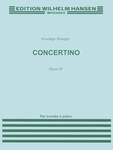 Risager Concertino for Trumpet and Strings Op. 29