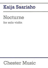 Saariaho Nocturne for solo violin