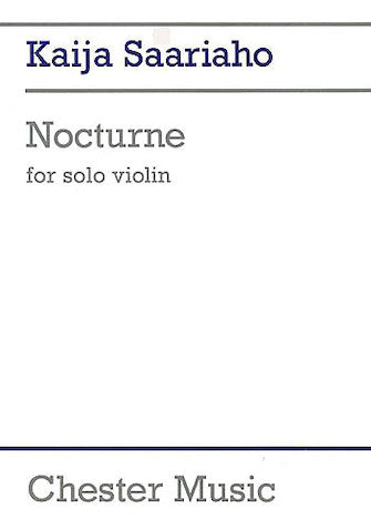 Saariaho Nocturne for solo violin