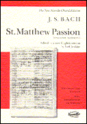 Bach St. Matthew Passion Vocal Score