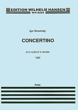 Stravinsky Concertino (1920)