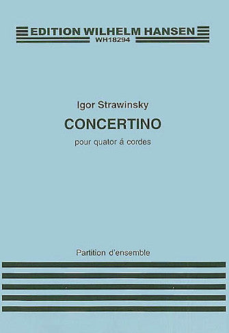 Stravinsky Concertino for String Quartet
