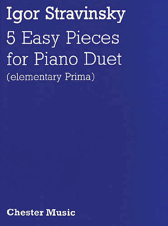 Stravinsky  Five Easy Pieces Pf Duet