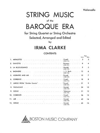 String Music of the Baroque Er