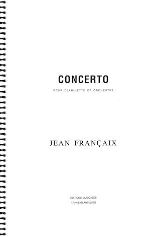 Francaix Clarinet Concerto