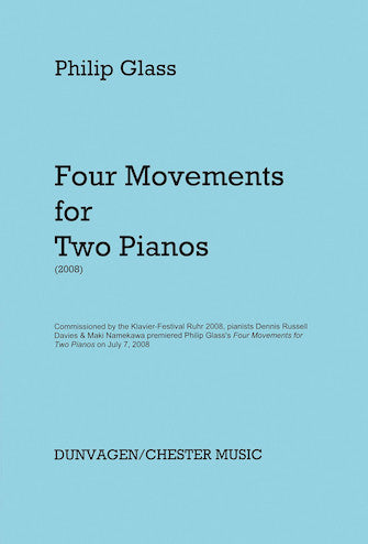 Glass - 4 Movements for Two Pianos