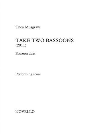 Musgrave Take Two Bassoons Performing Score For Bassoon Duet Two Copies Included