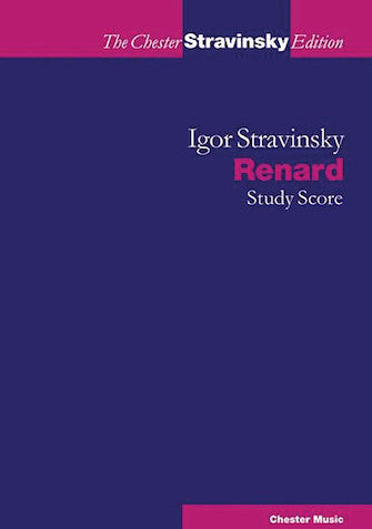 Stravinsky Renard - Orchestra Study Score