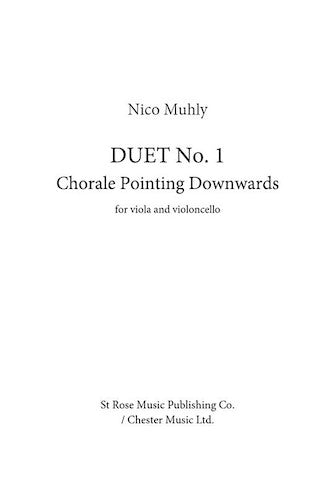 Duet No. 1 - Chorale Pointing Downwards