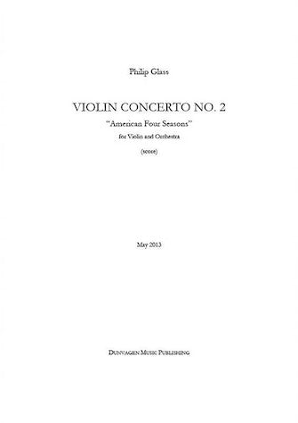 Violin Concerto No. 2 American Four Seasons