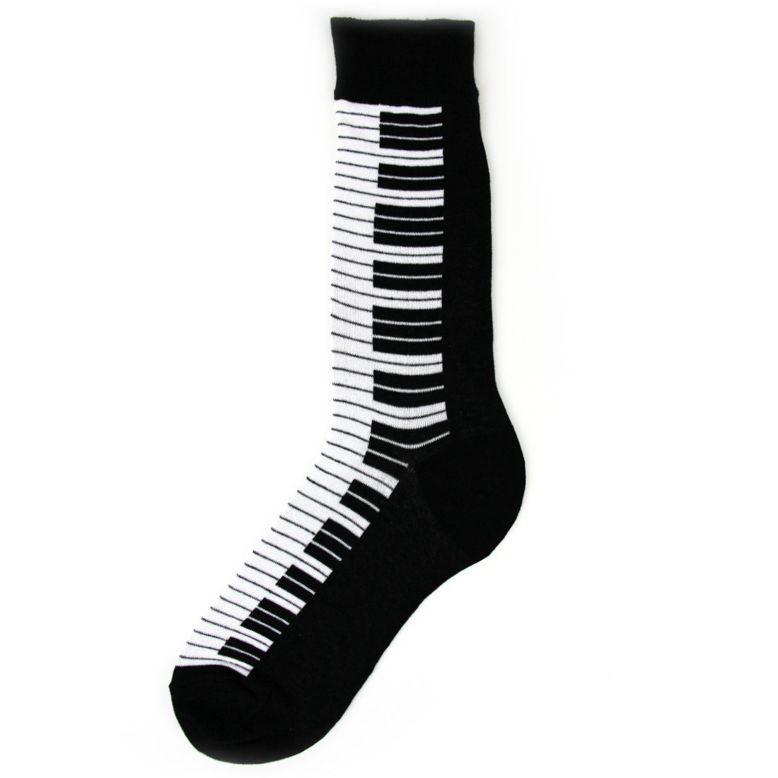 Socks: Piano Keyboard Men's Size