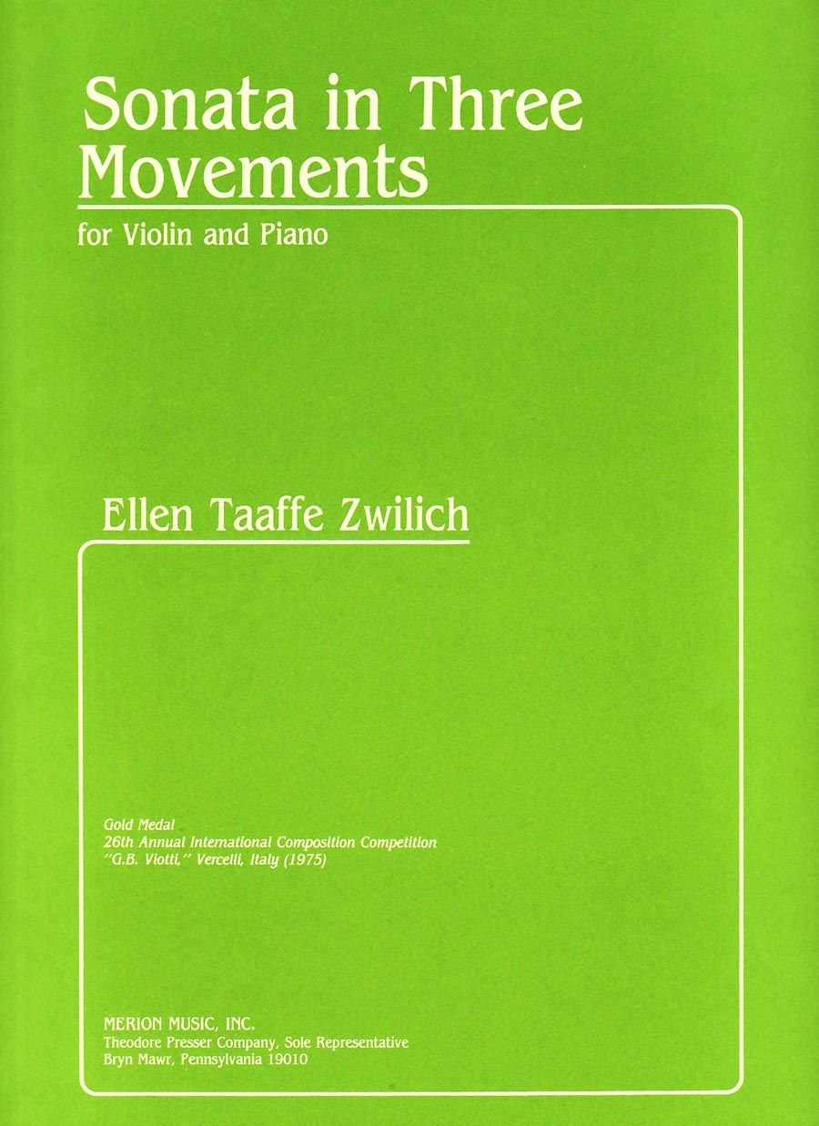 Zwilich: Sonata in Three Movements