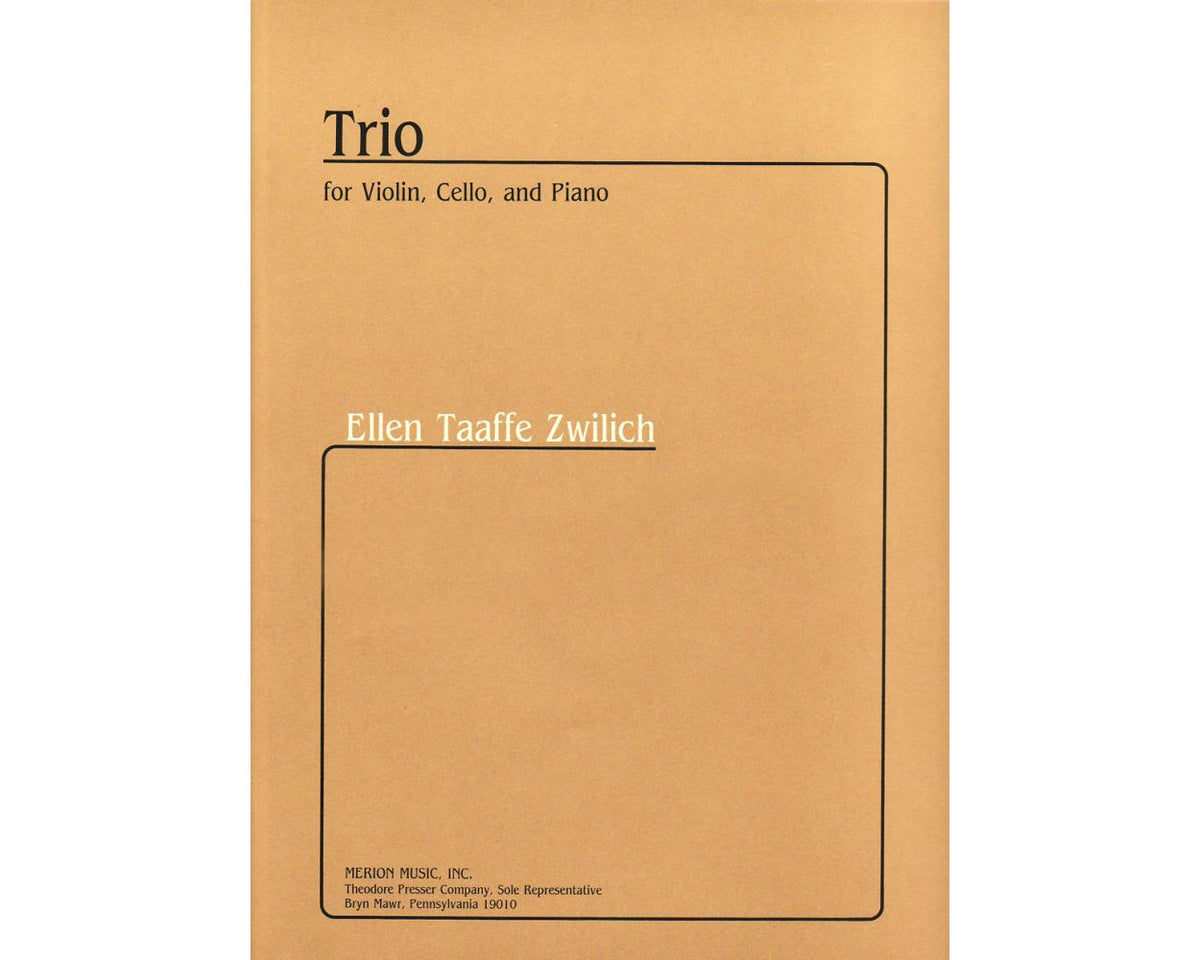Zwilich Trio For Violin, Cello and Piano