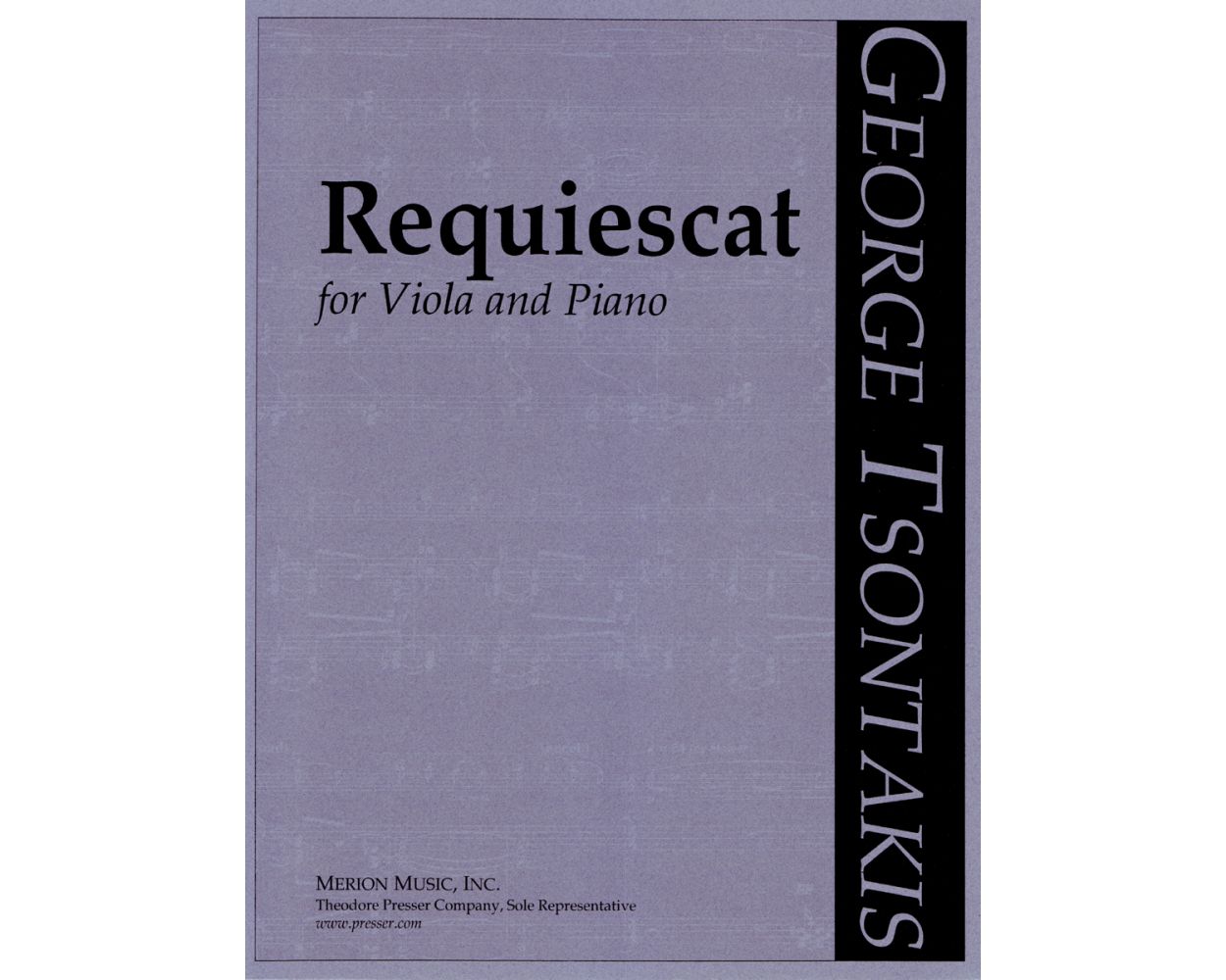 Tsontakis: Requiescat