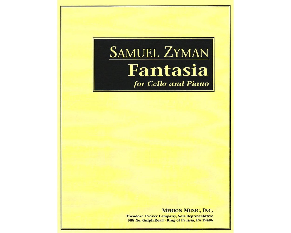 Zyman Fantasia For Cello and Piano