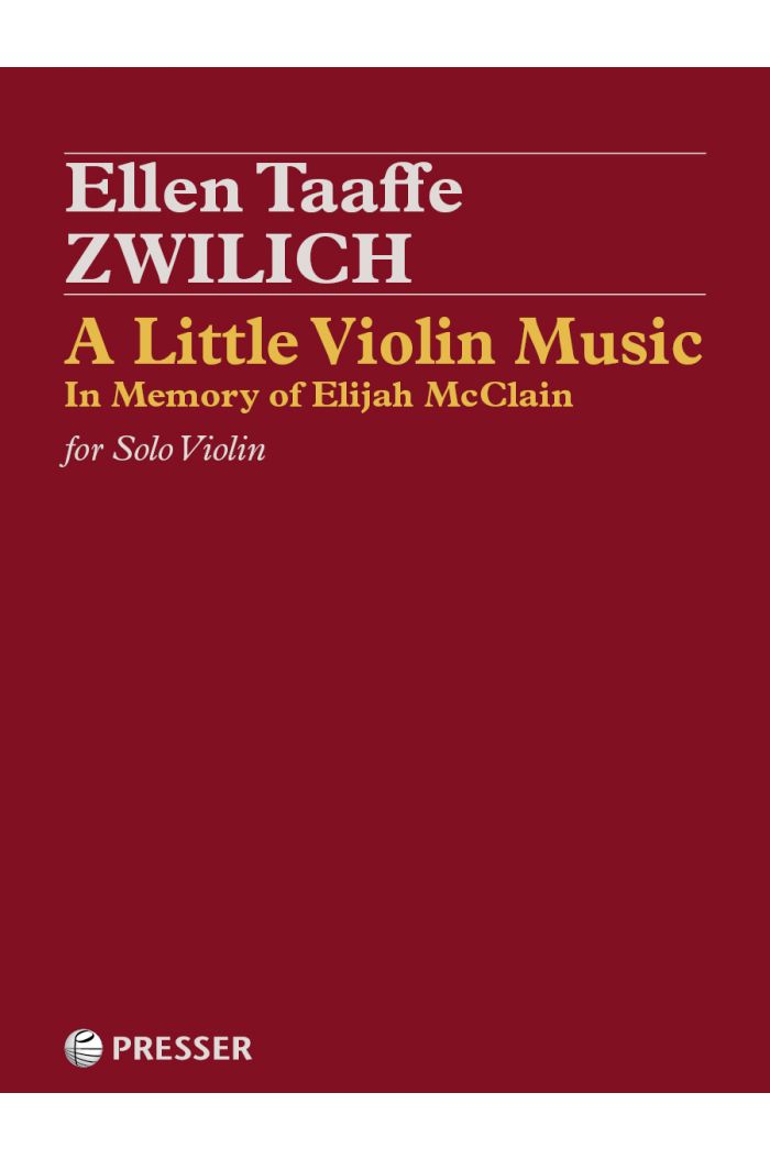 Zwilich A Little Violin Music in Memory of Elijah McClain