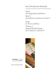 Mendelssohn Lieder, Volume 2