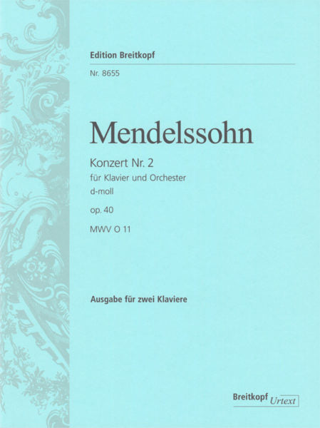 Mendelssohn Piano Concerto No. 2 in D minor, Op. 40
