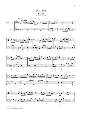 Marcello Sonata No. 1 In F Major For Violoncello And Basso Continuo
