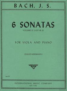 Bach 6 Violin Sonatas: Volume 2 (4-6) for Viola
