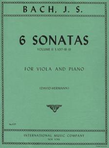 Bach 6 Violin Sonatas: Volume 2 (4-6) for Viola