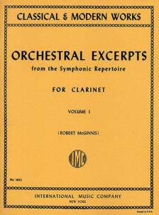 Clarinet Orchestral Excerpts Volume 1