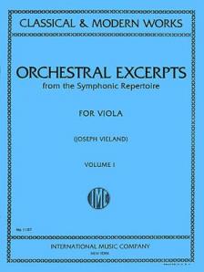 Orchestral Excerpts for Viola Volume 1