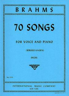 Brahms: 70 Songs for High Voice