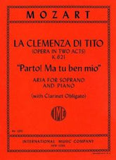 Mozart Parto! Ma tu ben mio, from "La Clemenza di Tito" for Soprano