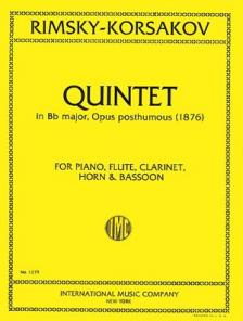 Rimsky-Korsakov Quintet in B flat major for Flute, Clarinet, Horn, Bassoon & Piano