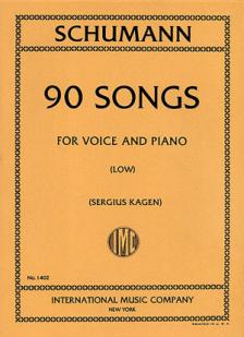 Schumann 90 Songs (Low Voice)