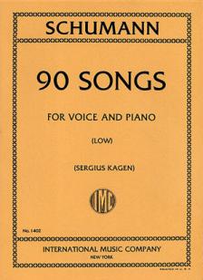 Schumann 90 Songs (Low Voice)