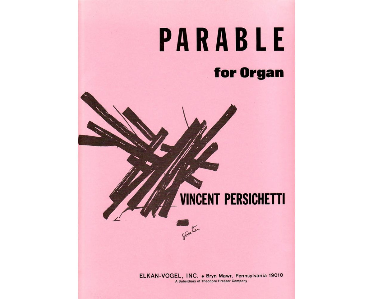 Persichetti Parable for Organ