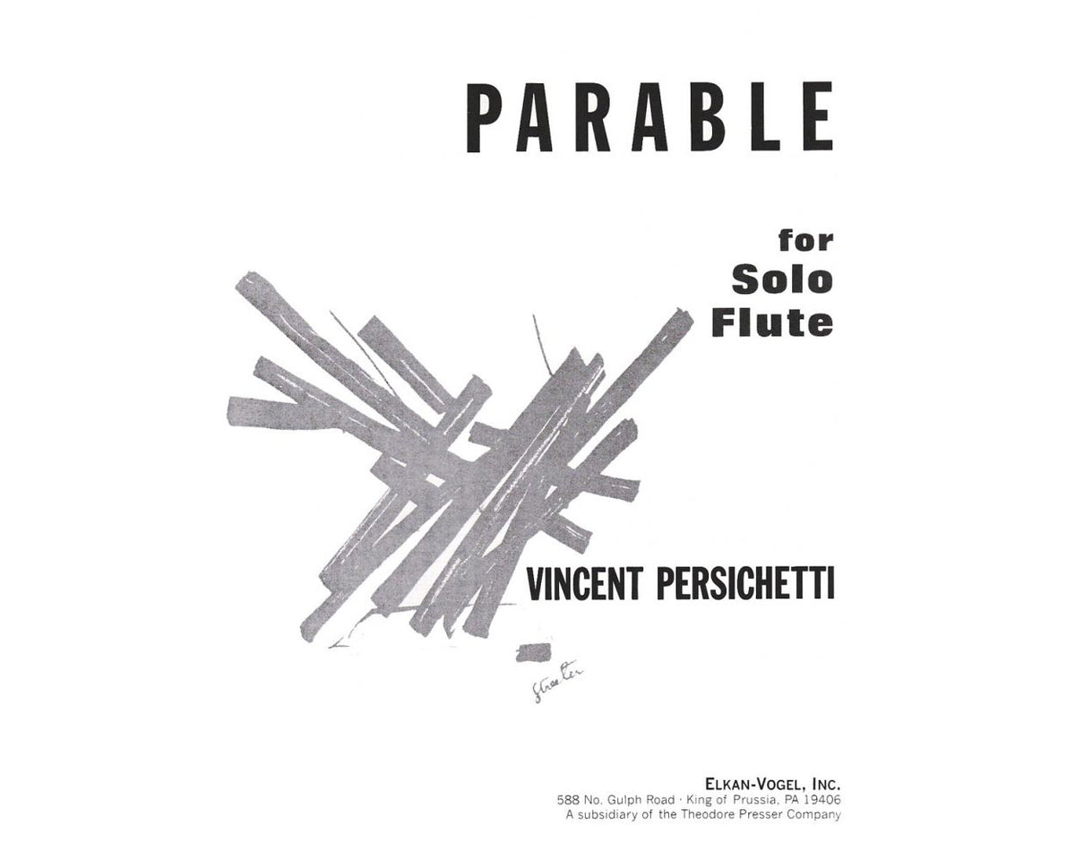 Persichetti Parable for Solo Flute