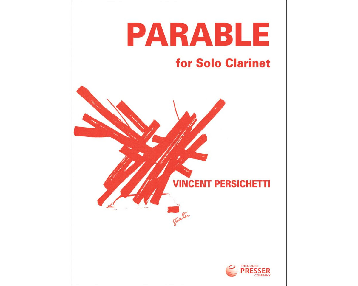 Persichetti Parable for Solo Clarinet