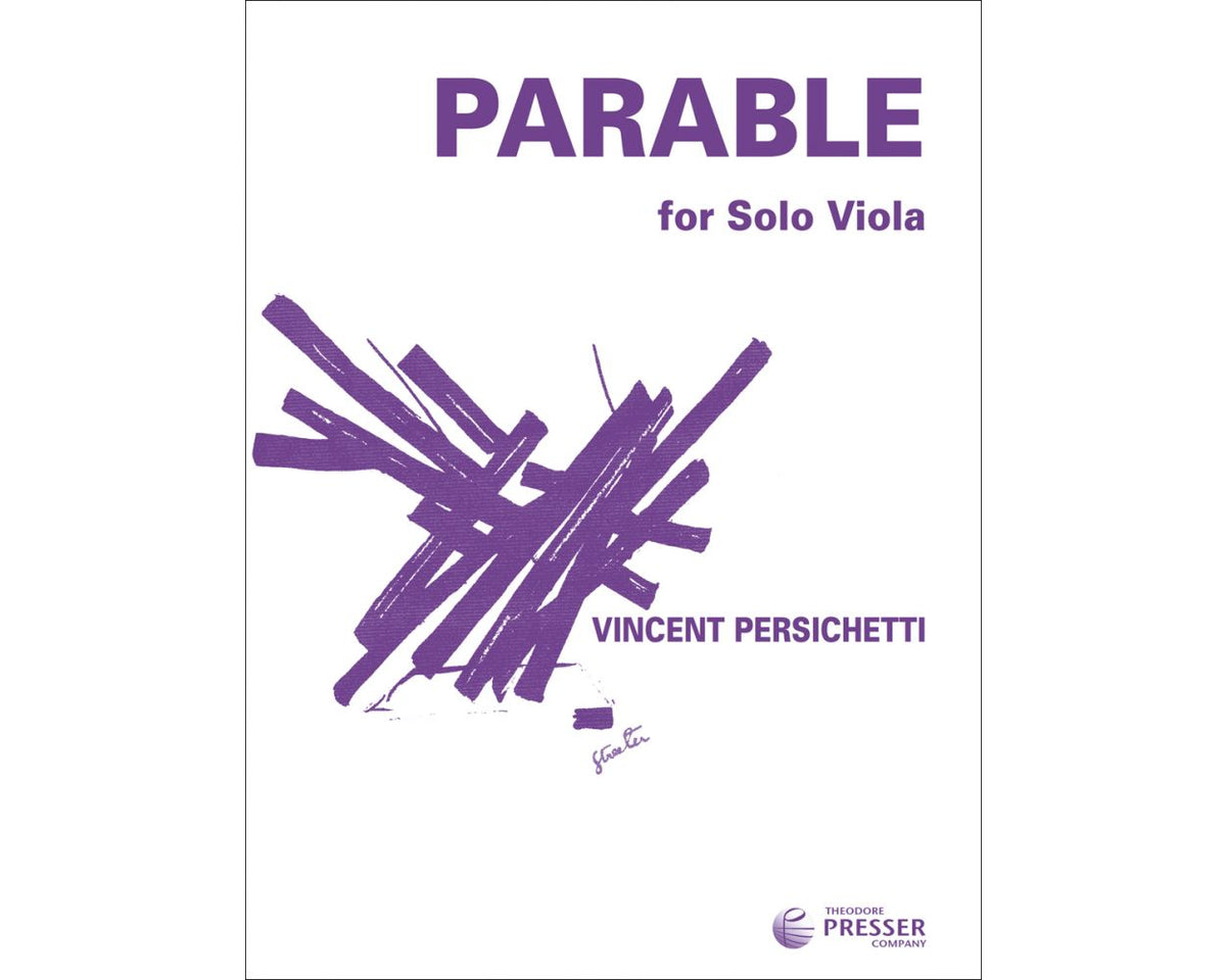 Persichetti Parable for Solo Viola