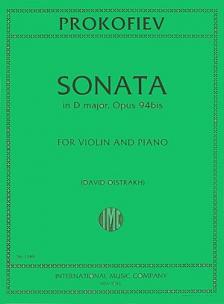 Prokofiev Violin Sonata D Major