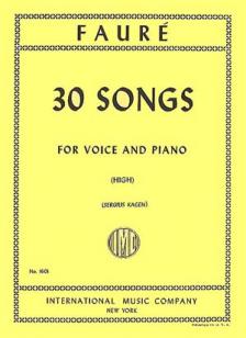 Fauré 30 Songs (High Voice)
