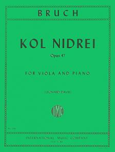 Bruch Kol Nidrei, Opus 47 for Viola