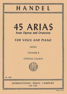 Handel 45 Arias Volume 2 High Voice
