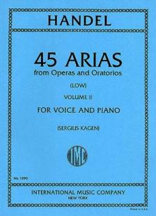 Handel 45 Arias Volume 2 for Low Voice