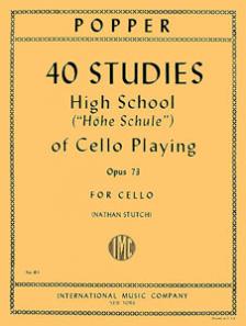 Popper 40 Studies Opus 73 for Cello