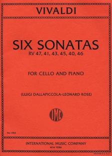 Vivaldi Six Sonatas for Cello