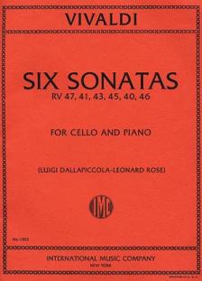 Vivaldi Six Sonatas for Cello