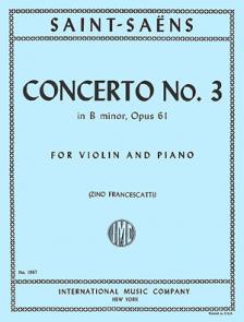 Saint-Saens Violin Concerto No 3