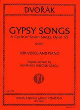 Dvorák Gypsy Songs. A Cycle of 7 Songs, Opus 55: Low